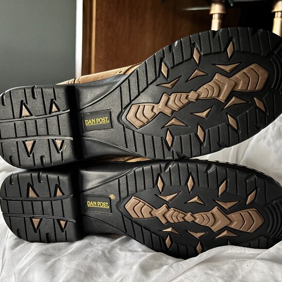 Women's Dan Post Leather Boots Size 8 Medium - Picture 3 of 8